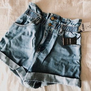 Forever 21 - Paper bag denim shorts